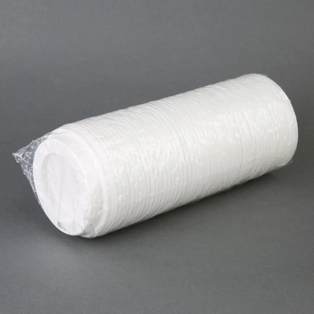 CE263 Fiesta Disposable Coffee Cup Lids White 225ml / 8oz (Pack of 50) - JD Catering Equipment Solutions Ltd