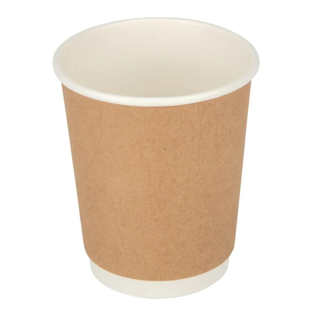 GP439 Fiesta Disposable Coffee Cups Double Wall Kraft 225ml / 8oz (Pack of 500) GP439 - JD Catering Equipment Solutions Ltd