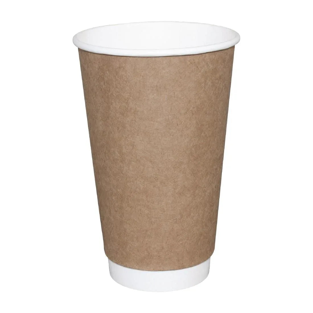 GP437 Fiesta Disposable Coffee Cups Double Wall Kraft 340ml / 12oz - JD Catering Equipment Solutions Ltd