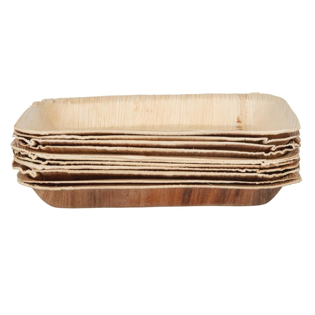 Fiesta Green Biodegradable Deep Palm Leaf Plates (Pack of 100) JD Catering Equipment Solutions Ltd