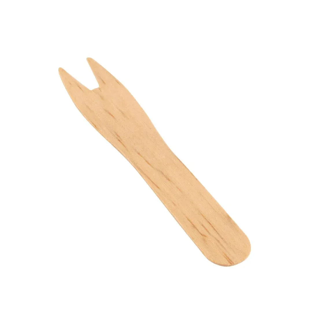 CD901 Fiesta Green Biodegradable Disposable Wooden Chip Forks (Pack of 1000) - JD Catering Equipment Solutions Ltd