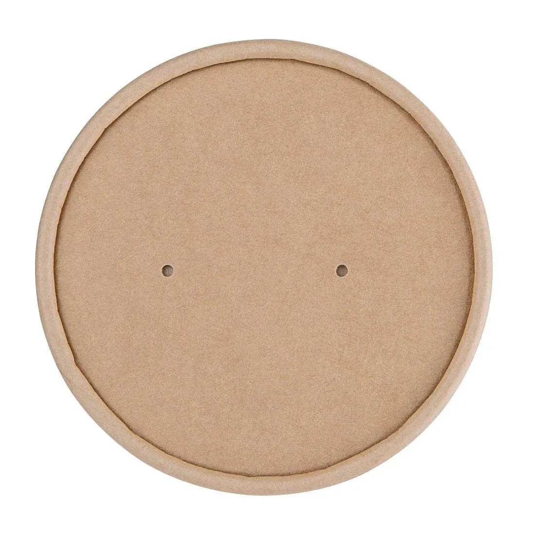 FB556 Fiesta Green Biodegradable Paper Soup Container Lids (Pack of 500) - JD Catering Equipment Solutions Ltd