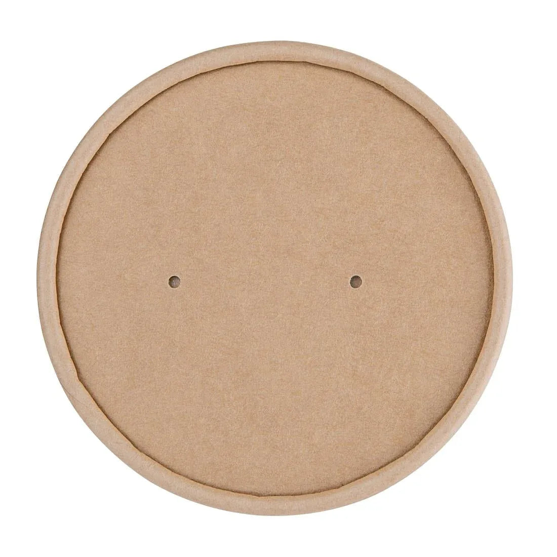 FB556 Fiesta Green Biodegradable Paper Soup Container Lids (Pack of 500) - JD Catering Equipment Solutions Ltd