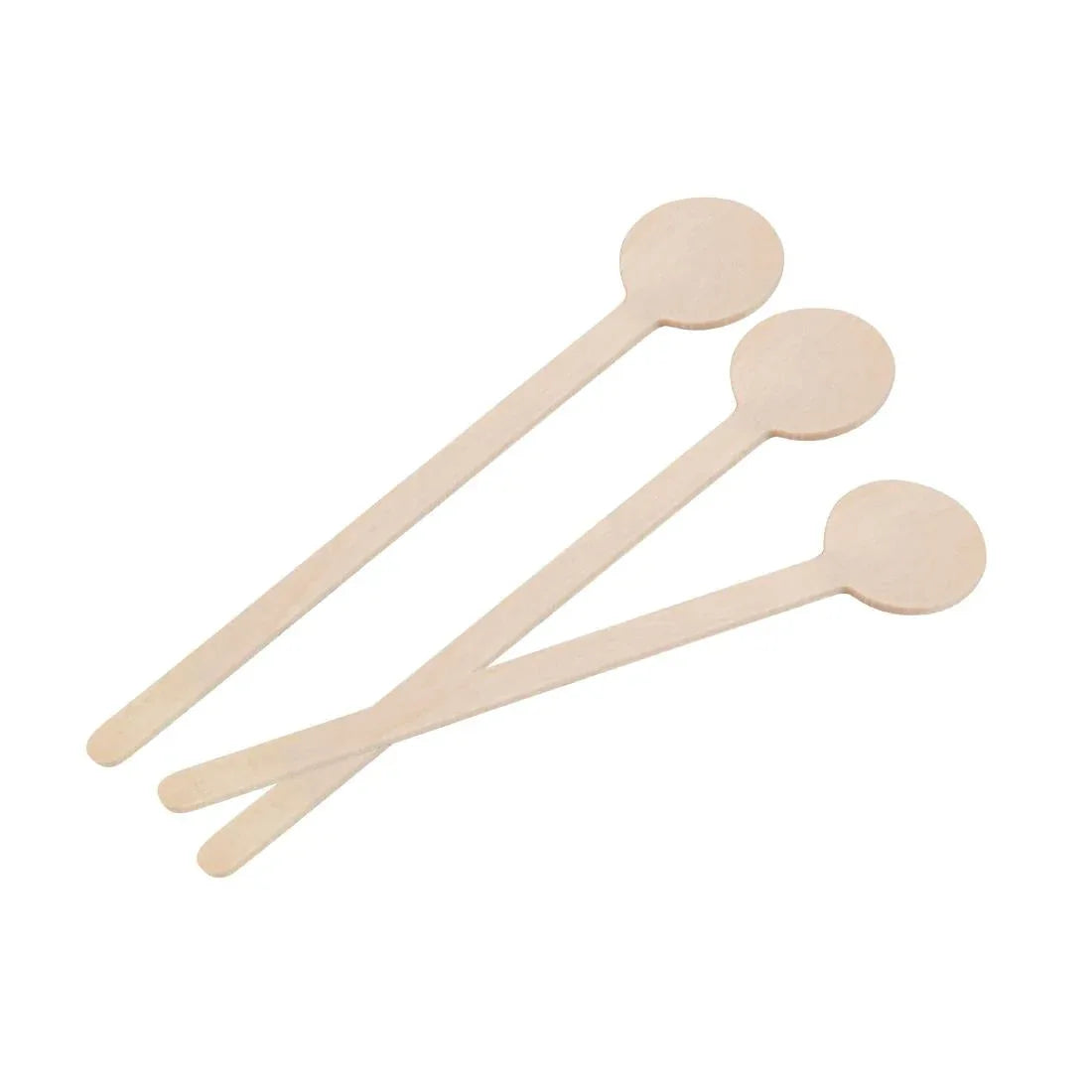 DB492 Fiesta Green Biodegradable Wooden Cocktail Stirrers (Pack of 100) - JD Catering Equipment Solutions Ltd
