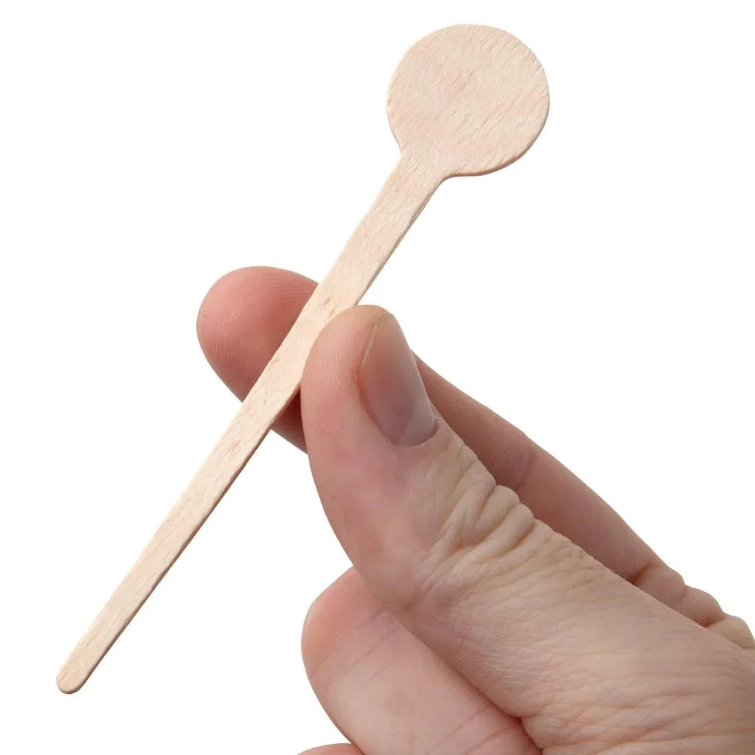 DB492 Fiesta Green Biodegradable Wooden Cocktail Stirrers (Pack of 100) - JD Catering Equipment Solutions Ltd