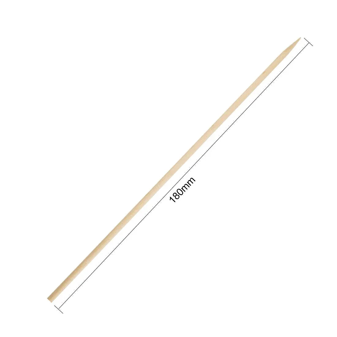 CD907 Fiesta Green Biodegradable Wooden Skewers (Pack of 200) - JD Catering Equipment Solutions Ltd