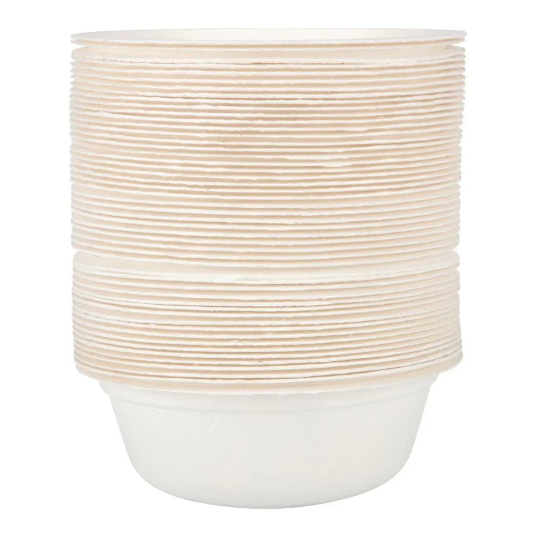 CT766 Fiesta Green Compostable Bagasse Bowls Round (Pack of 50) - JD Catering Equipment Solutions Ltd