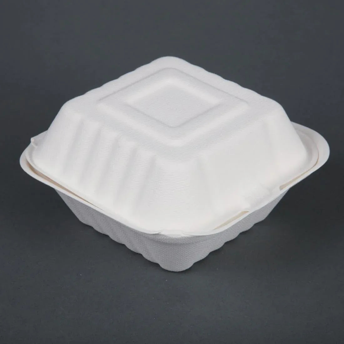 DW246 Fiesta Green Compostable Bagasse Burger Boxes (Pack of 500) - JD Catering Equipment Solutions Ltd