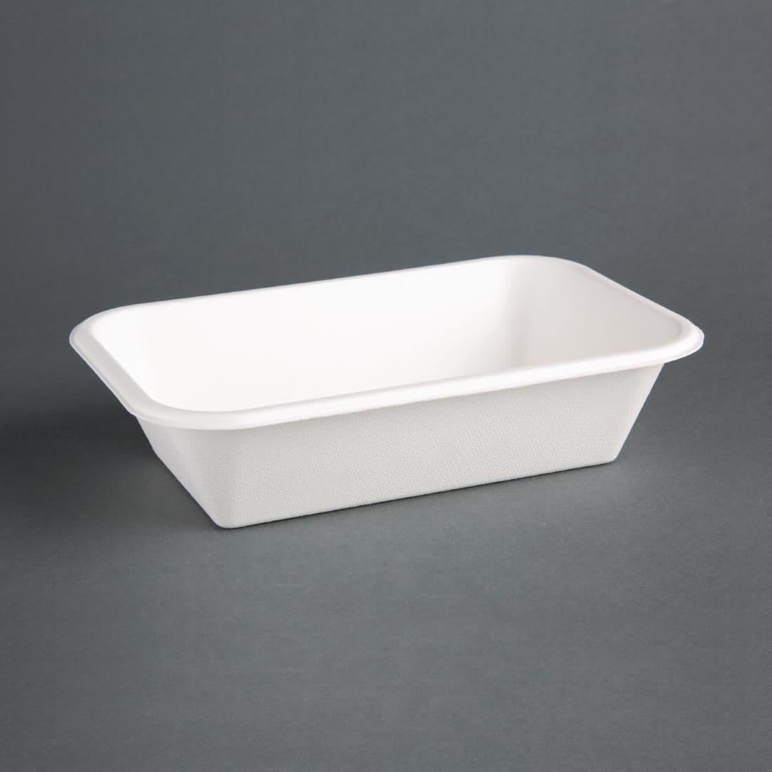 DW349 Fiesta Green Compostable Bagasse Food Trays 32oz (Pack of 50) - JD Catering Equipment Solutions Ltd