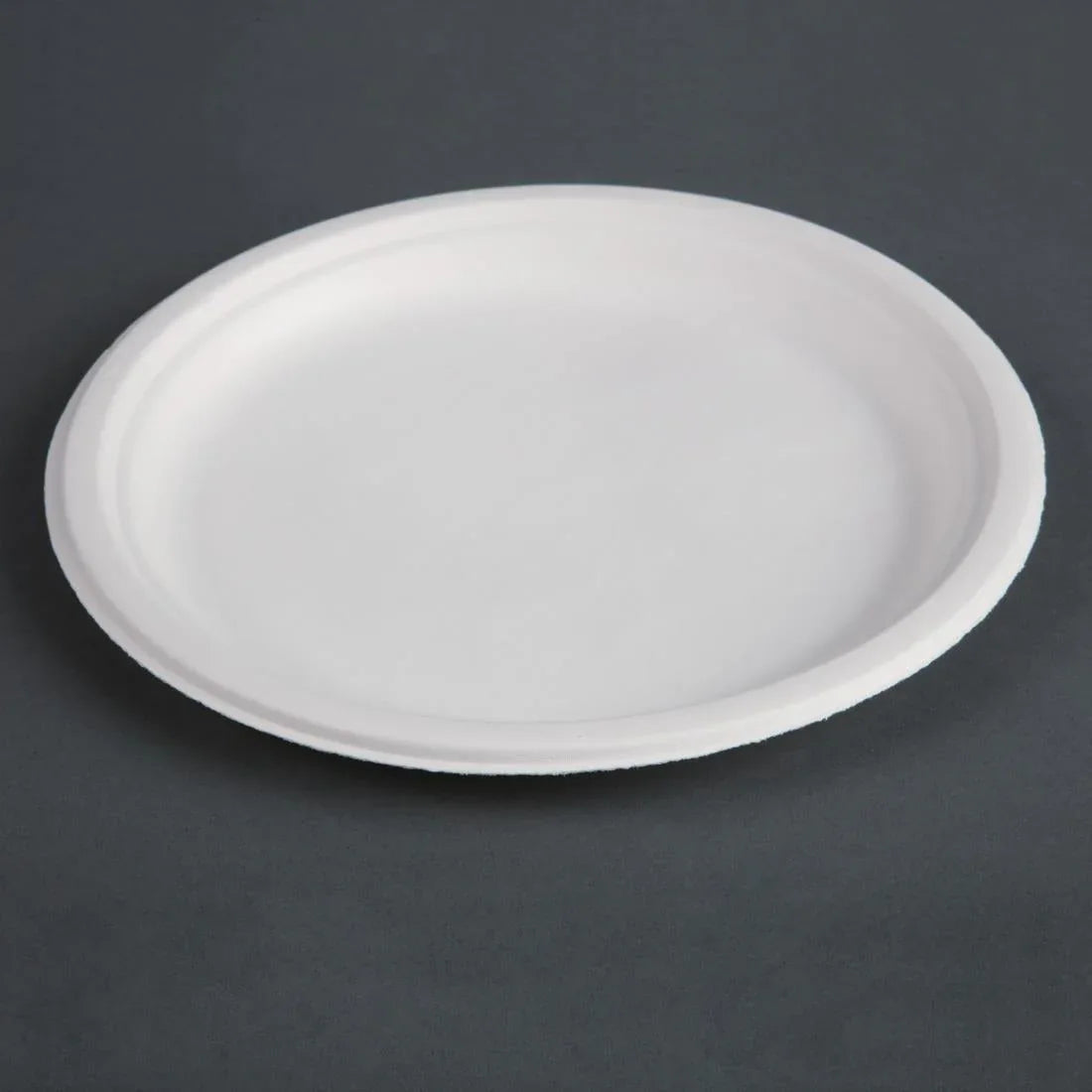 CW904 Fiesta Green Compostable Bagasse Plates Round (Pack of 50) - JD Catering Equipment Solutions Ltd
