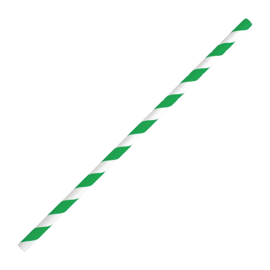 Fiesta Green Compostable Bendy Paper Straws (Pack of 250) JD Catering Equipment Solutions Ltd