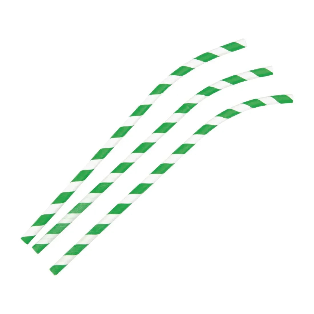 FB140 Fiesta Green Compostable Bendy Paper Straws (Pack of 250) - JD Catering Equipment Solutions Ltd
