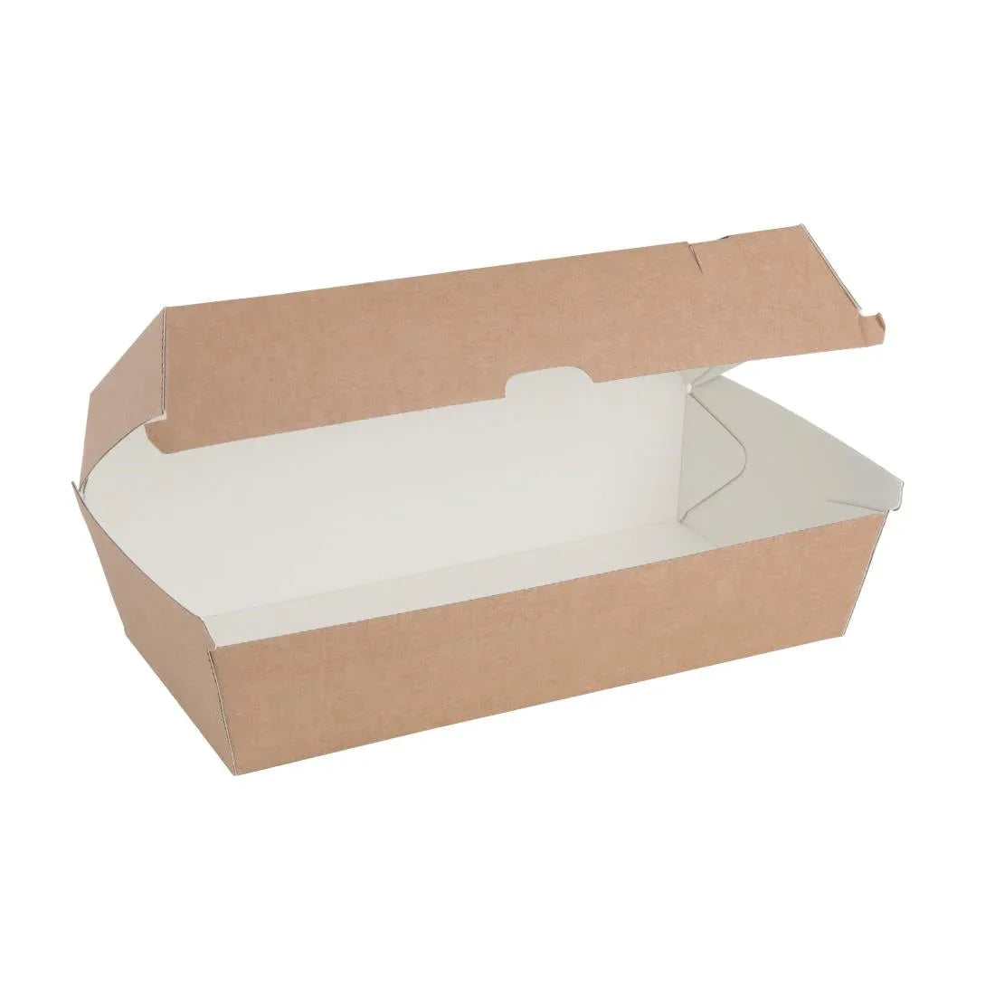 FB667 Fiesta Green Compostable Kraft Food Boxes Large 204mm (Pack of 100) - JD Catering Equipment Solutions Ltd