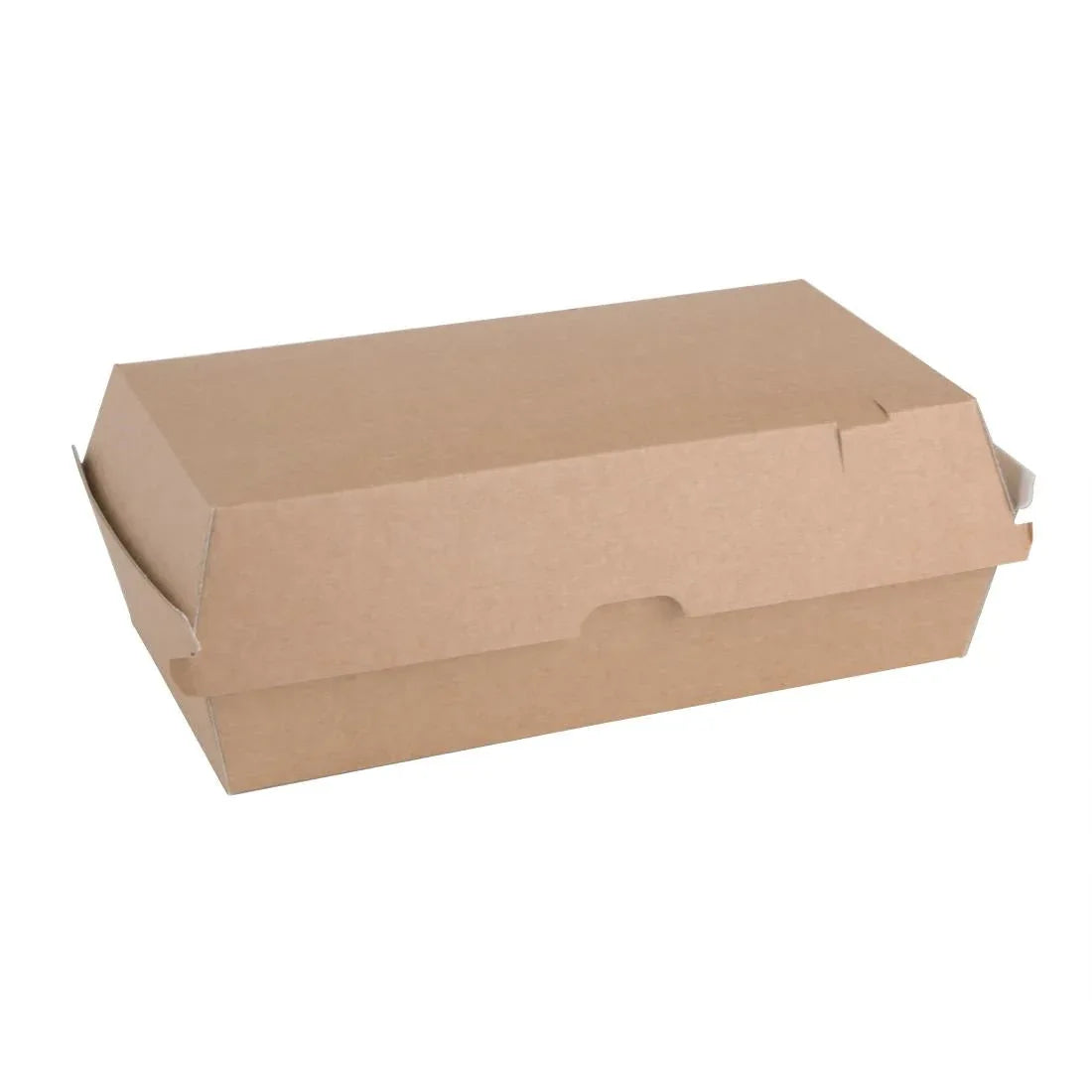 FB667 Fiesta Green Compostable Kraft Food Boxes Large 204mm (Pack of 100) - JD Catering Equipment Solutions Ltd