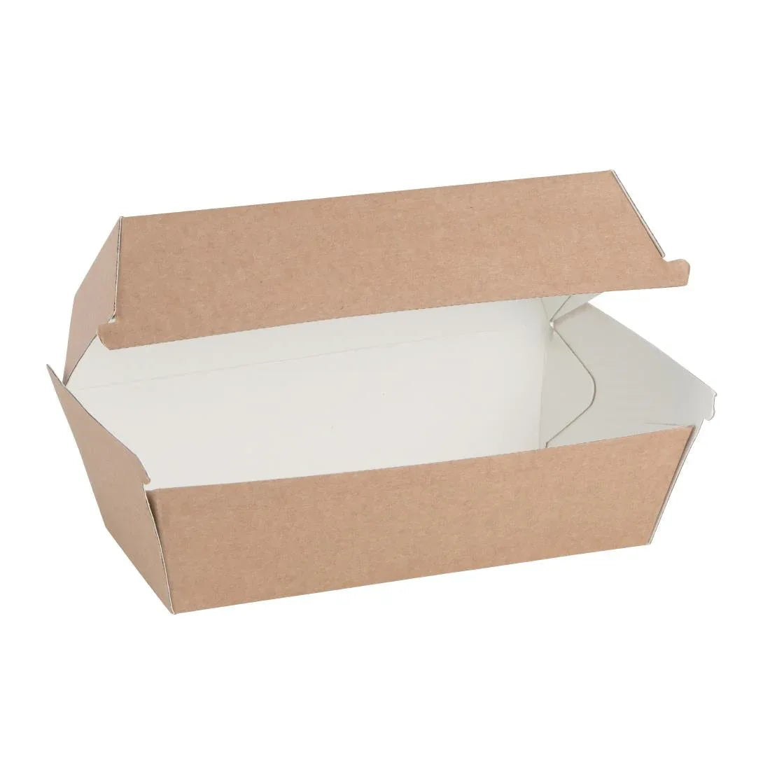 FB666 Fiesta Green Compostable Kraft Food Boxes Small 172mm (Pack of 200) - JD Catering Equipment Solutions Ltd