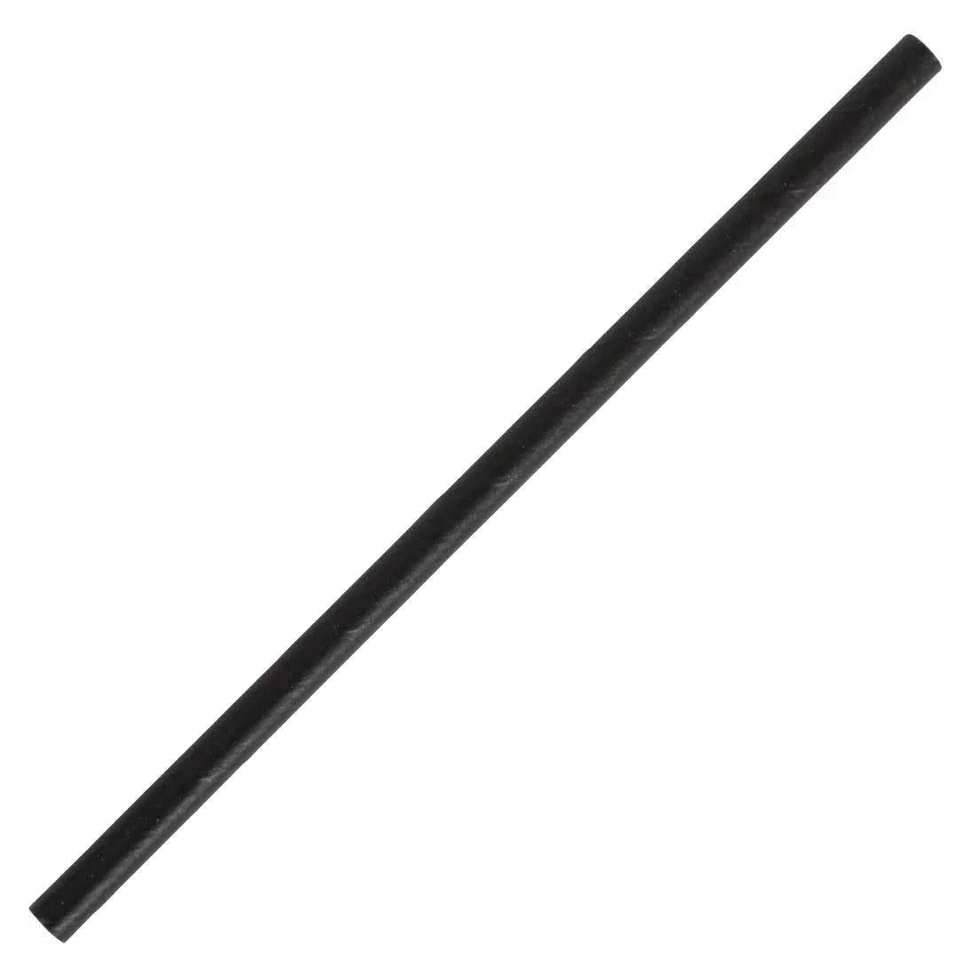 CY080 Fiesta Green Compostable Paper Cocktail Stirrer Straws Black (Pack of 250) - JD Catering Equipment Solutions Ltd