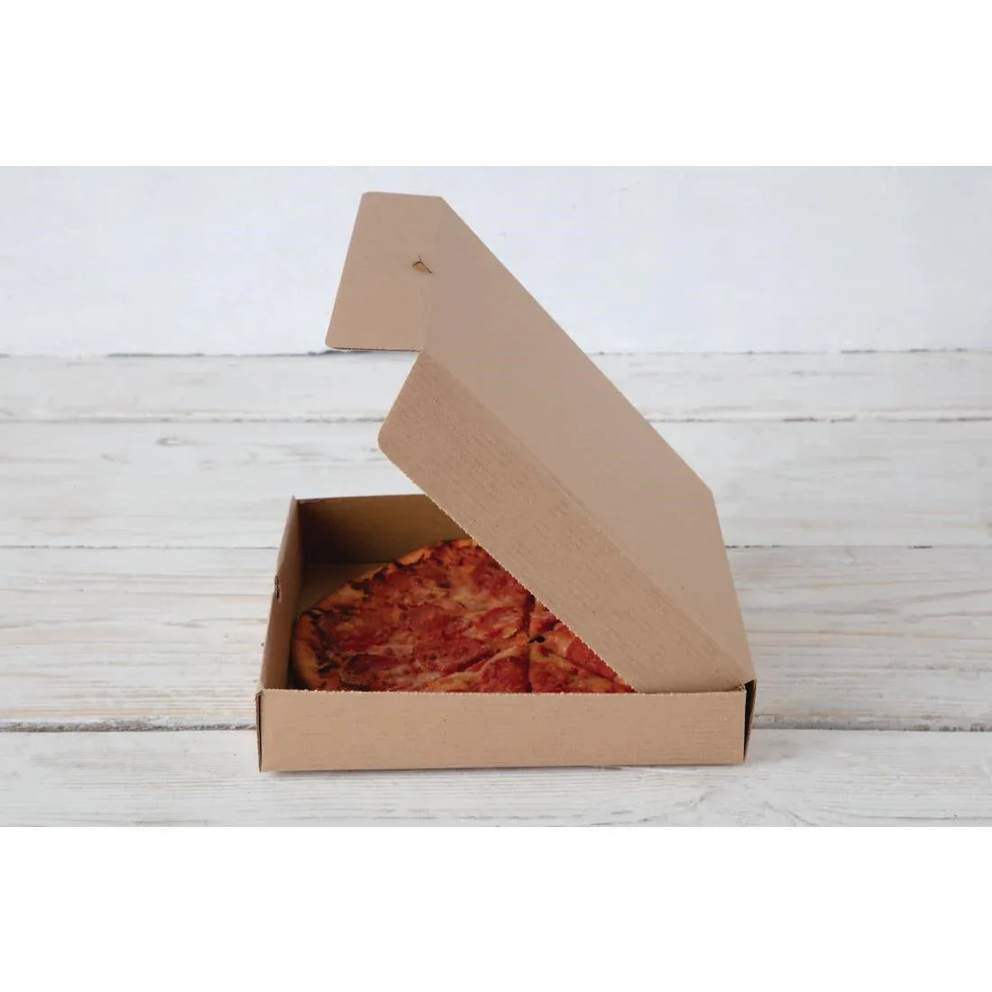 DC723 Fiesta Compostable Plain Pizza Boxes 9" (Pack of 100) - JD Catering Equipment Solutions Ltd