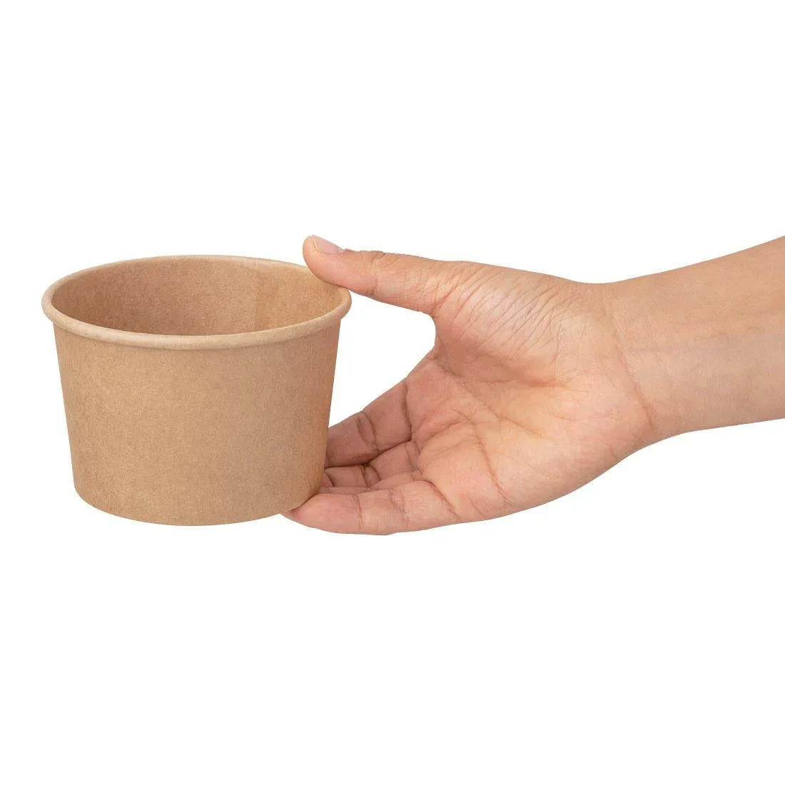 FB160 Fiesta Green Compostable Soup Containers 98mm (Pack of 500) - JD Catering Equipment Solutions Ltd