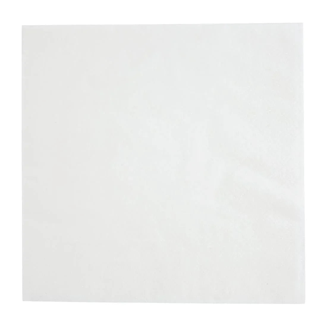 FE219 Fiesta Recyclable Lunch Napkin White 33x33cm 2ply 1/4 Fold (2000 Pack) - JD Catering Equipment Solutions Ltd