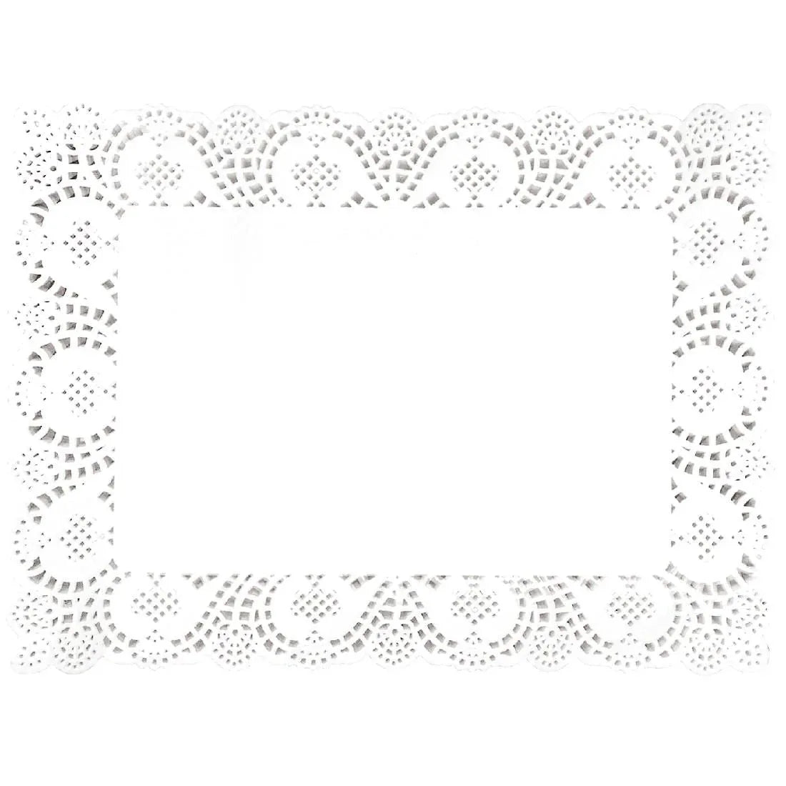 CE994 Fiesta Rectangular Paper Doilies 400mm (Pack of 250) - JD Catering Equipment Solutions Ltd