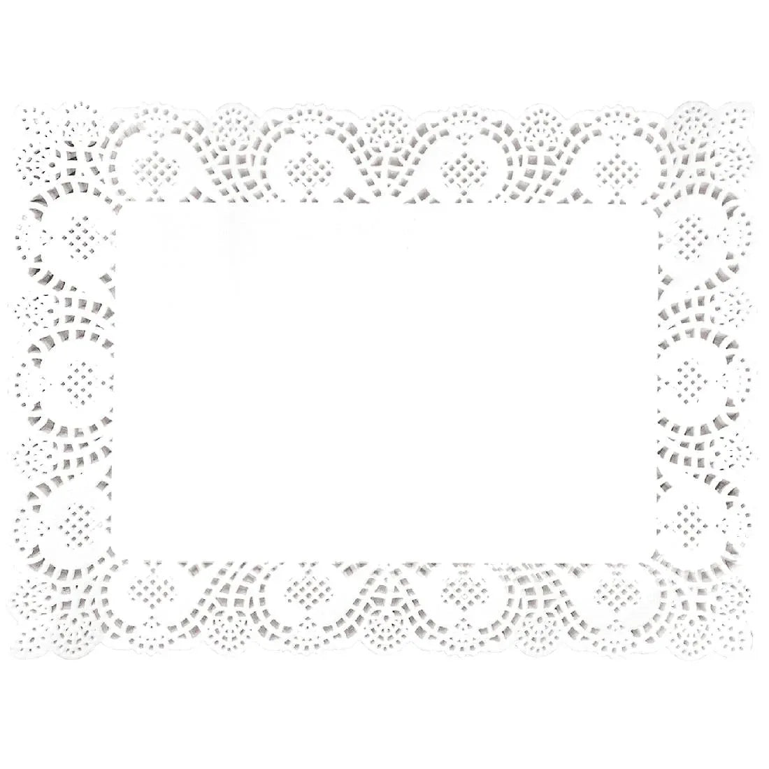 CE994 Fiesta Rectangular Paper Doilies 400mm (Pack of 250) - JD Catering Equipment Solutions Ltd