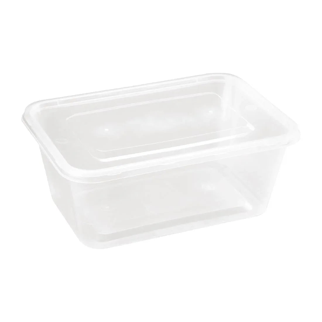 DM183 Fiesta Recyclable Plastic Microwavable Containers with Lid Large 1000ml (Pack of 250) - JD Catering Equipment Solutions Ltd