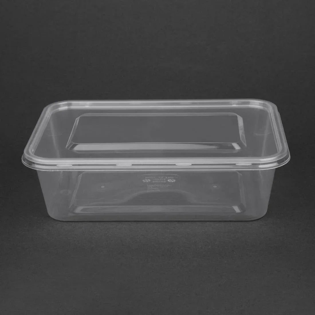 DM182 Fiesta Recyclable Plastic Microwavable Containers with Lid Medium 650ml (Pack of 250) - JD Catering Equipment Solutions Ltd