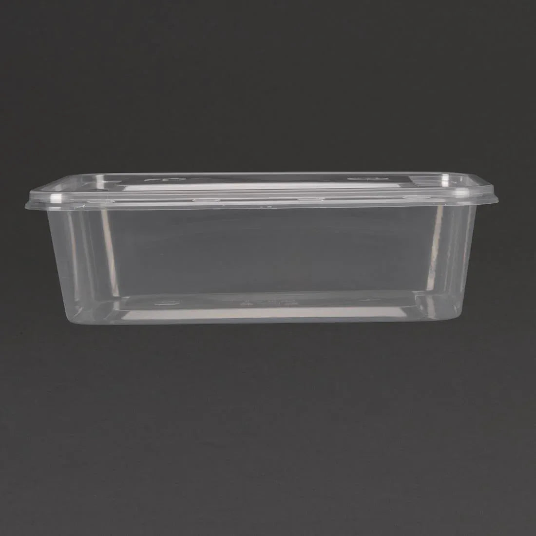 DM182 Fiesta Recyclable Plastic Microwavable Containers with Lid Medium 650ml (Pack of 250) - JD Catering Equipment Solutions Ltd