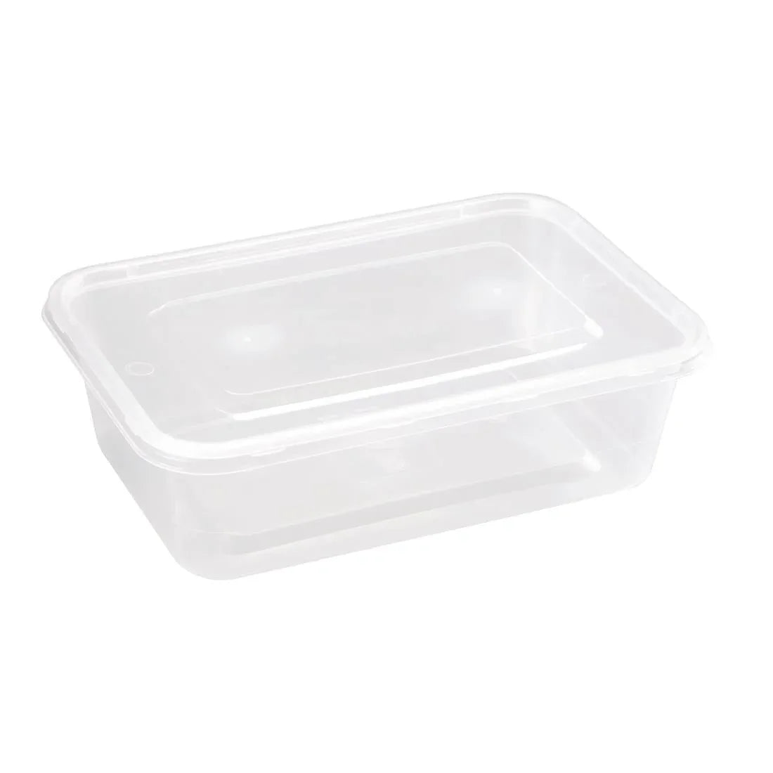 DM182 Fiesta Recyclable Plastic Microwavable Containers with Lid Medium 650ml (Pack of 250) - JD Catering Equipment Solutions Ltd