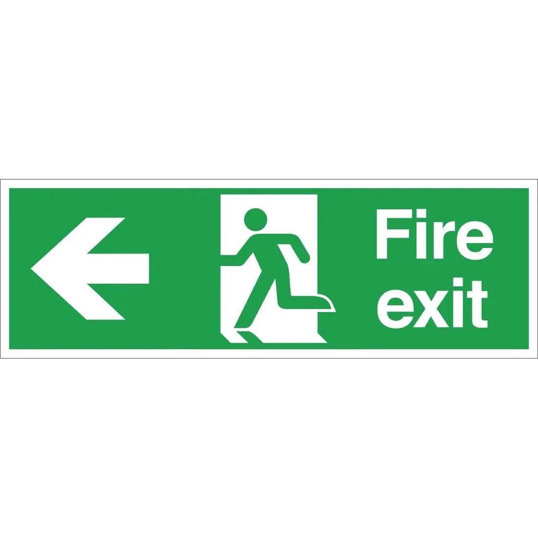 Fire Exit Sign Arrow JD Catering Equipment Solutions Ltd