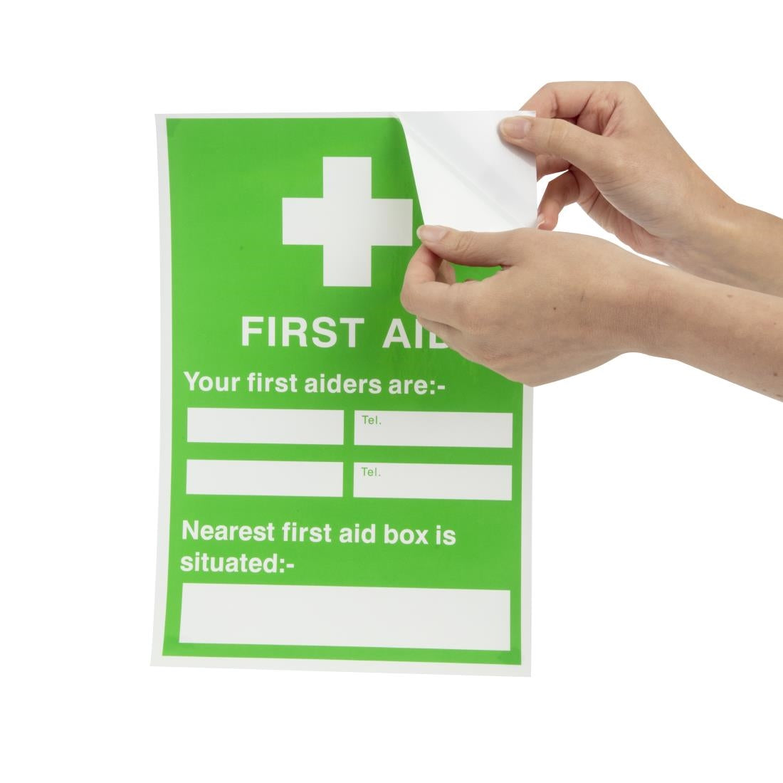 First Aiders Nearest First Aid Box Sign JD Catering Equipment Solutions Ltd