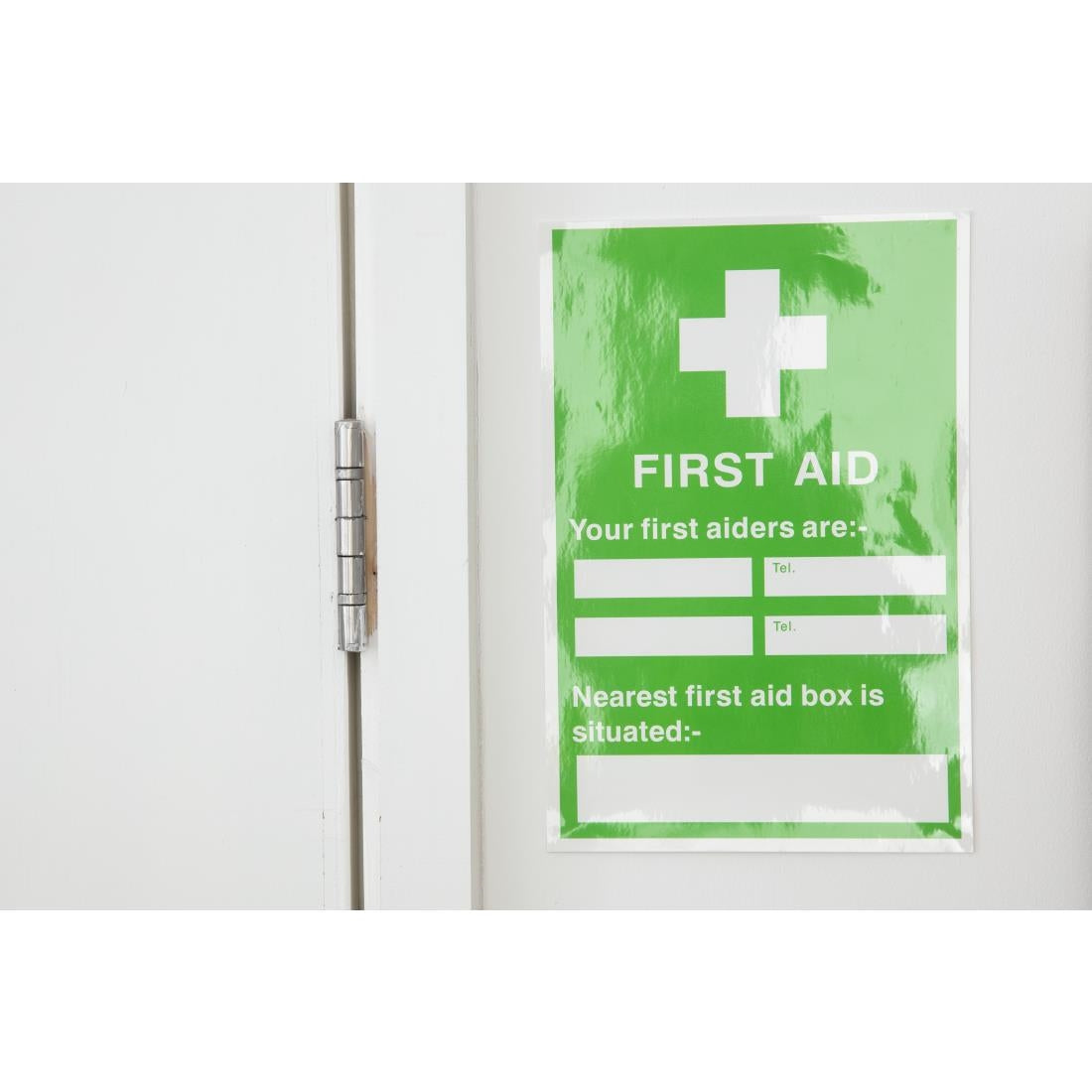 First Aiders Nearest First Aid Box Sign JD Catering Equipment Solutions Ltd