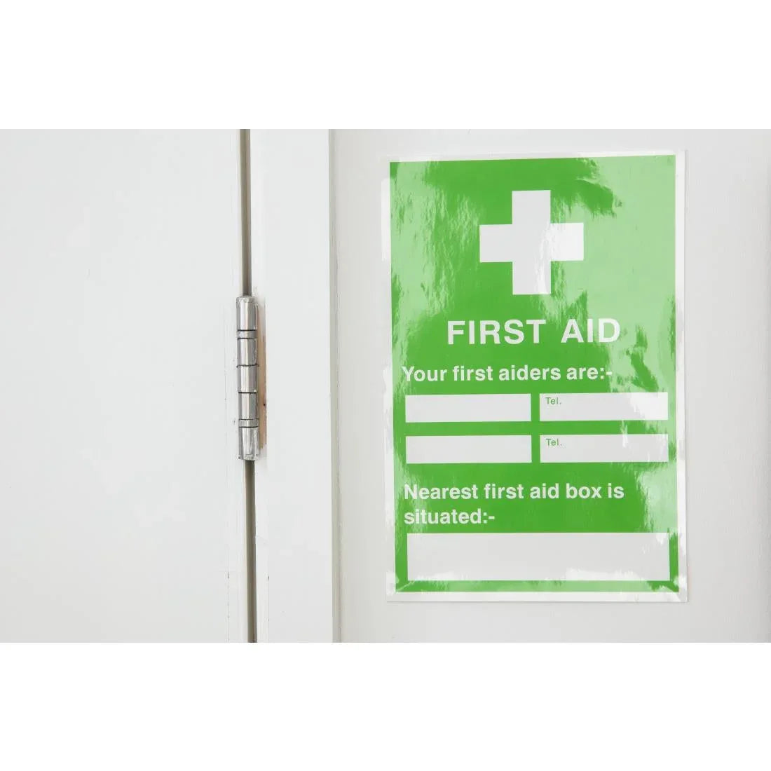 First Aiders Nearest First Aid Box Sign JD Catering Equipment Solutions Ltd