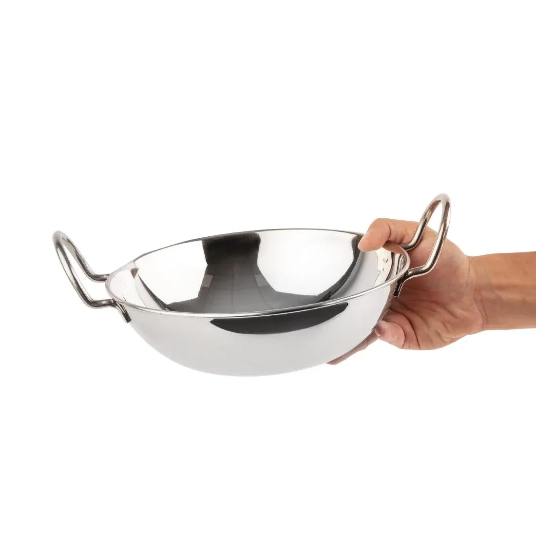 Flat Bottomed Large Balti Serving Dish - JD Catering Equipment Solutions Ltd