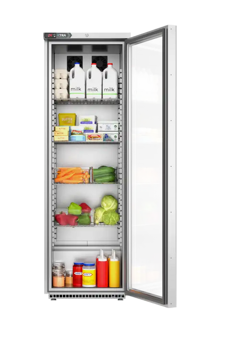 Foster Xtra Slimline 1 Glass Door 410Ltr Cabinet Fridge XR415G 33-115 JD Catering Equipment Solutions Ltd