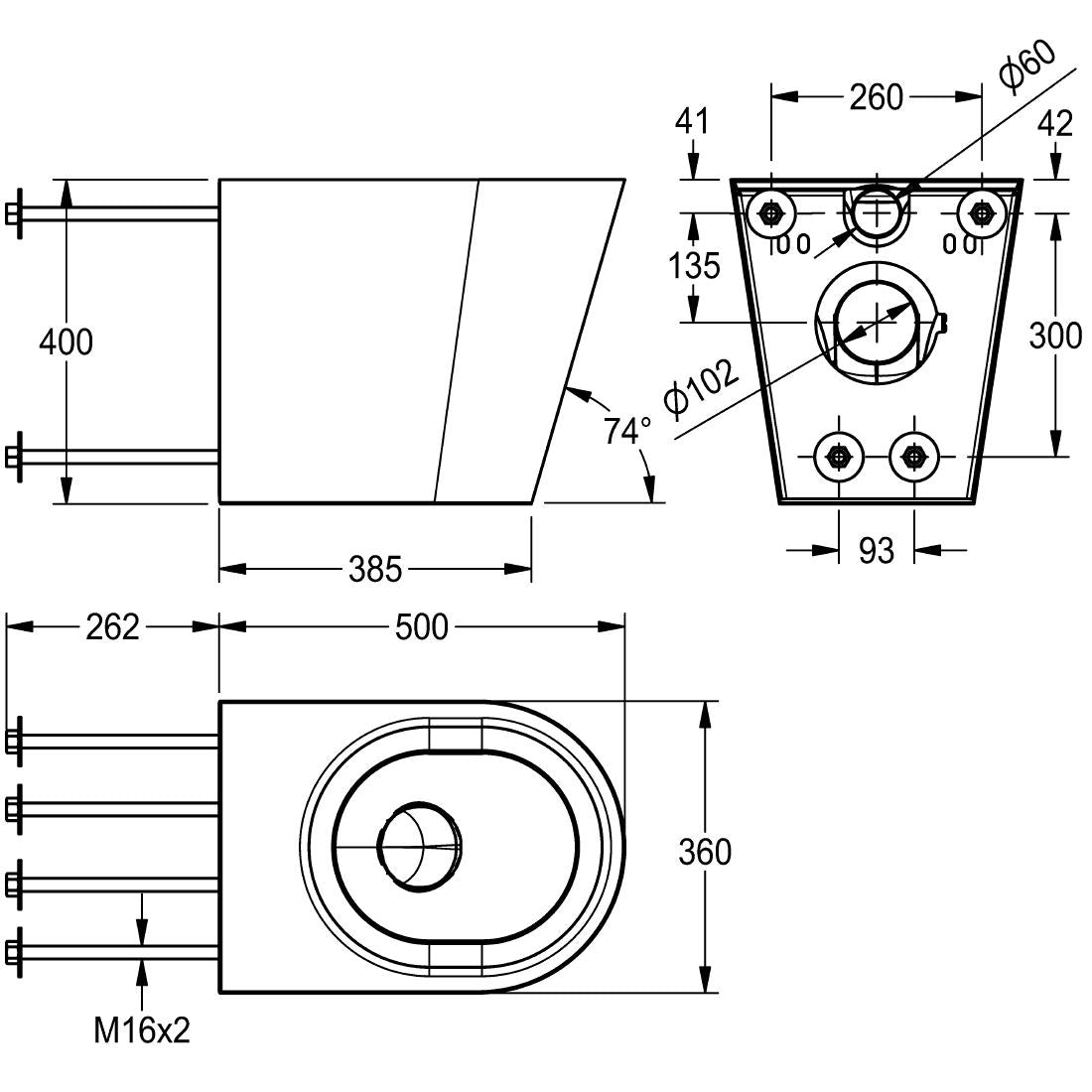 Franke Sissons Floor Stand Toilet Stainless Steel JD Catering Equipment Solutions Ltd