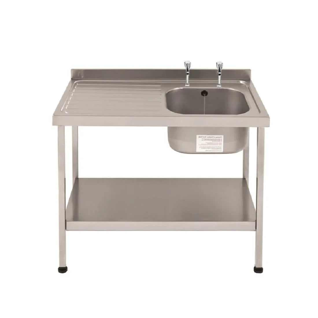 P050 Franke Sissons Self Assembly Stainless Steel Sink Left Hand Drainer 1000x600mm - JD Catering Equipment Solutions Ltd