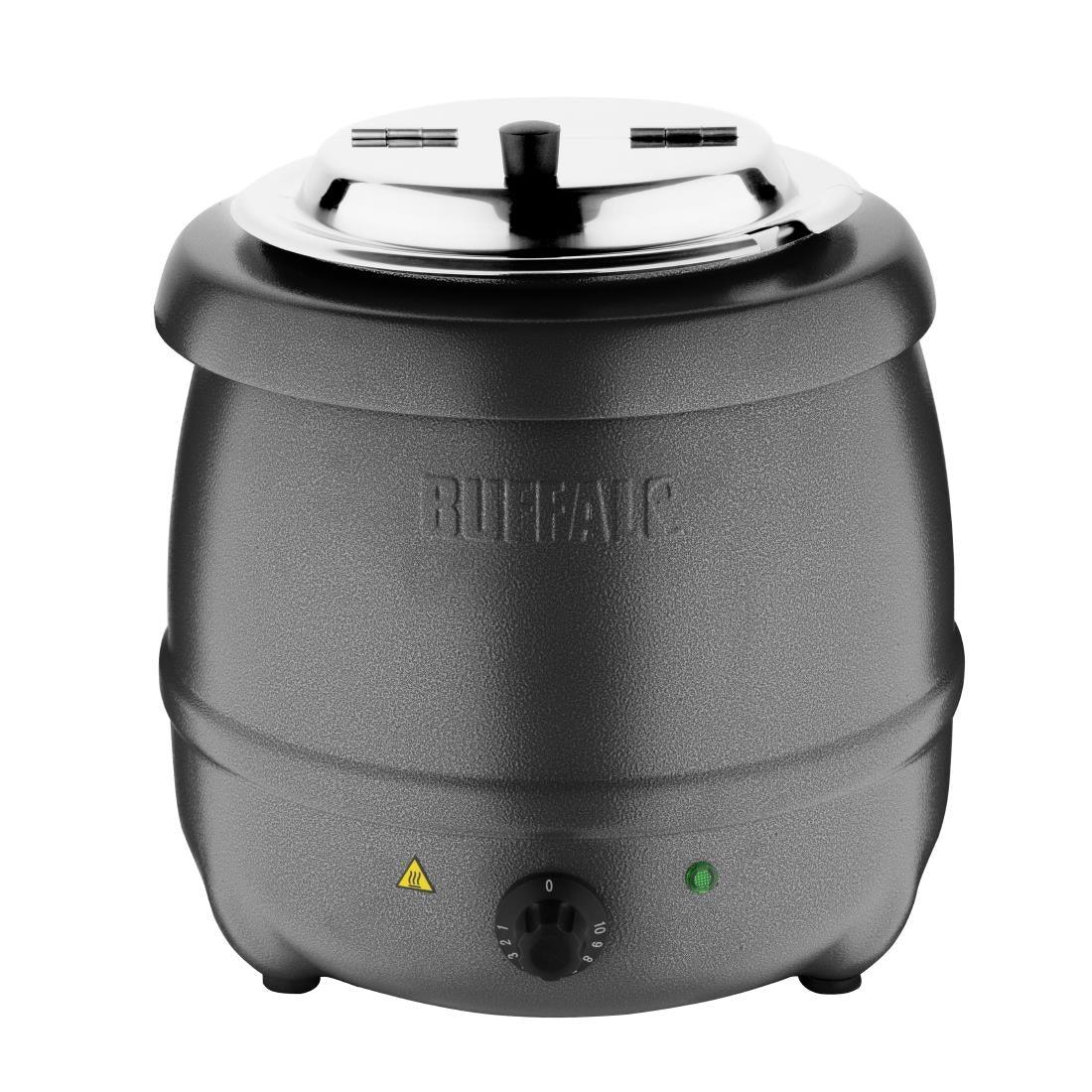 G107 Buffalo Graphite Grey Soup Kettle - JD Catering Equipment Solutions Ltd