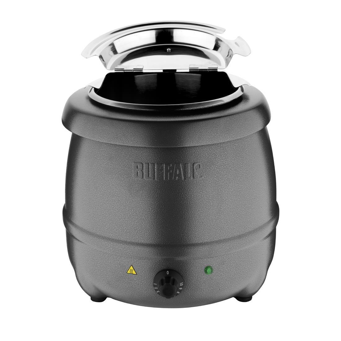 G107 Buffalo Graphite Grey Soup Kettle - JD Catering Equipment Solutions Ltd