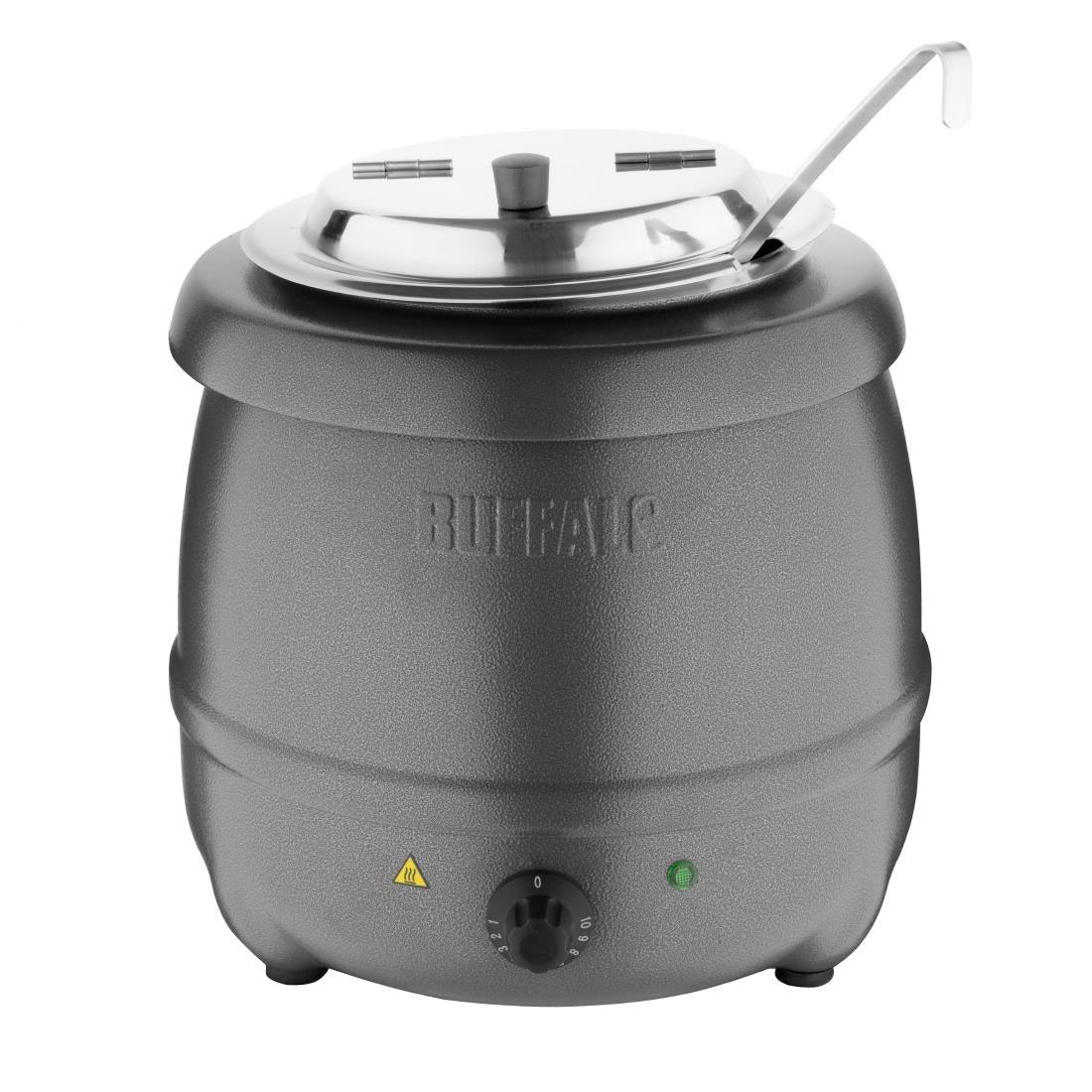 G107 Buffalo Graphite Grey Soup Kettle - JD Catering Equipment Solutions Ltd