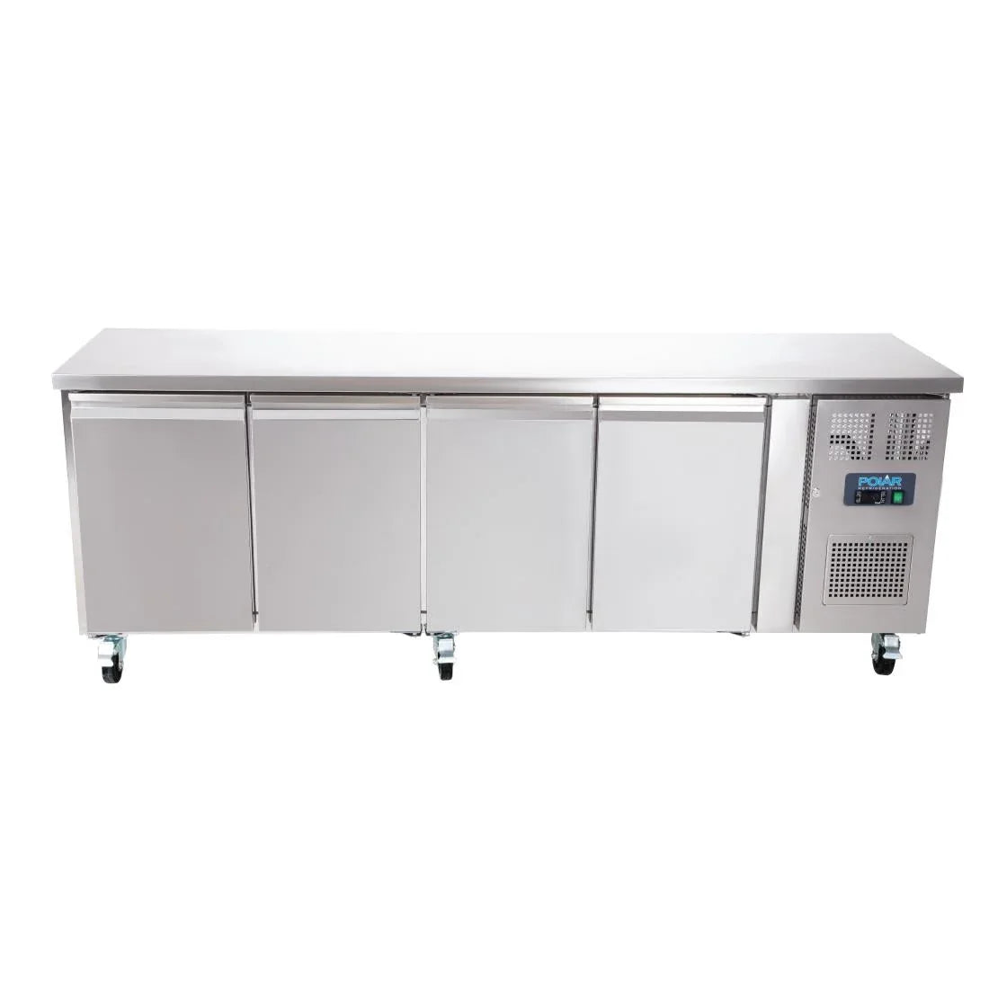 G379 Polar U-Series Four Door Counter Fridge - JD Catering Equipment Solutions Ltd