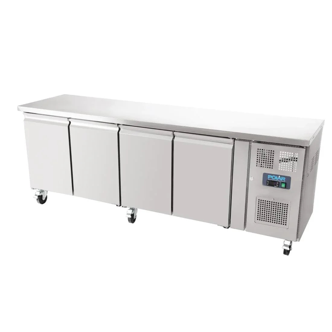 G379 Polar U-Series Four Door Counter Fridge - JD Catering Equipment Solutions Ltd
