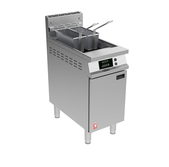 Falcon Dominator G3840FXP Single Pan Programmable Fryer with Filtration & Oil Level Sensor