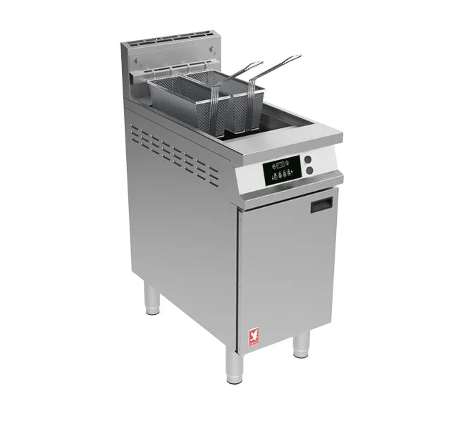 Falcon Dominator G3840FXP Single Pan Programmable Fryer with Filtration & Oil Level Sensor