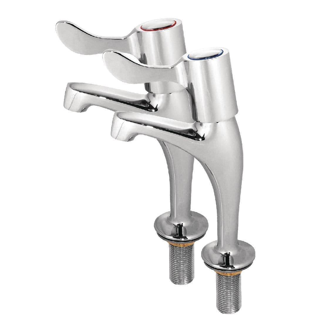 G461 Vogue Basin Pillar Lever Taps (Pack of 2) - JD Catering Equipment Solutions Ltd