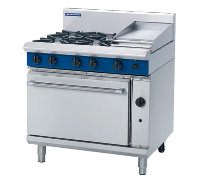 Blue Seal Evolution Series G506C - 900mm Gas Range Static Oven + 300mm griddle - JD Catering Equipment Solutions Ltd
