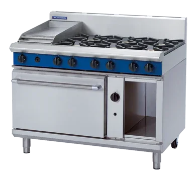 Blue Seal Evolution Series G508C - 1200mm Gas Range Static Oven + 300mm griddle - JD Catering Equipment Solutions Ltd