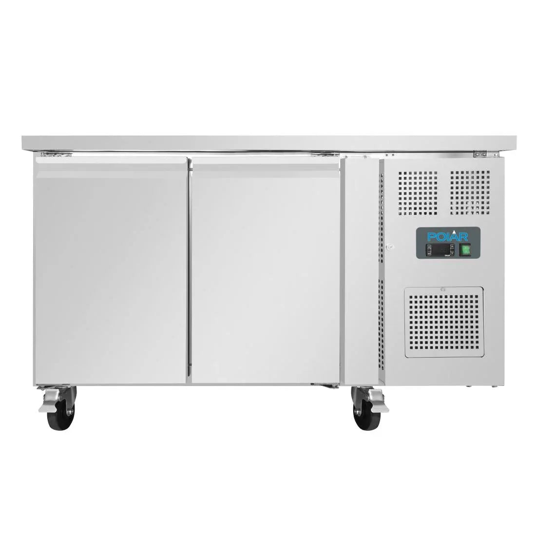 G599 Polar U-Series Double Door Counter Freezer 282Ltr - JD Catering Equipment Solutions Ltd