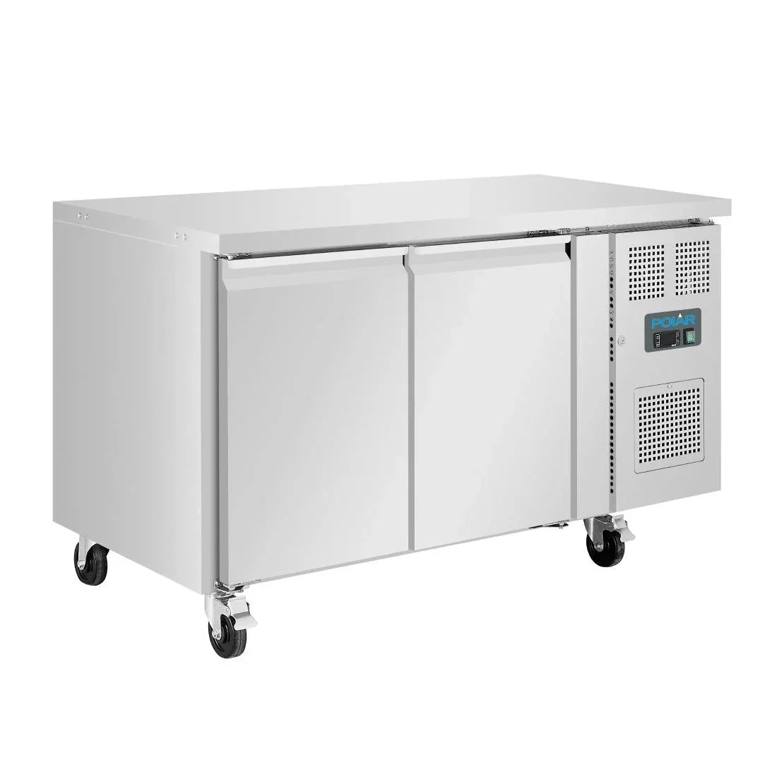 G599 Polar U-Series Double Door Counter Freezer 282Ltr - JD Catering Equipment Solutions Ltd