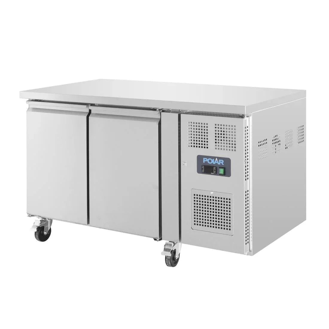 G599 Polar U-Series Double Door Counter Freezer 282Ltr - JD Catering Equipment Solutions Ltd